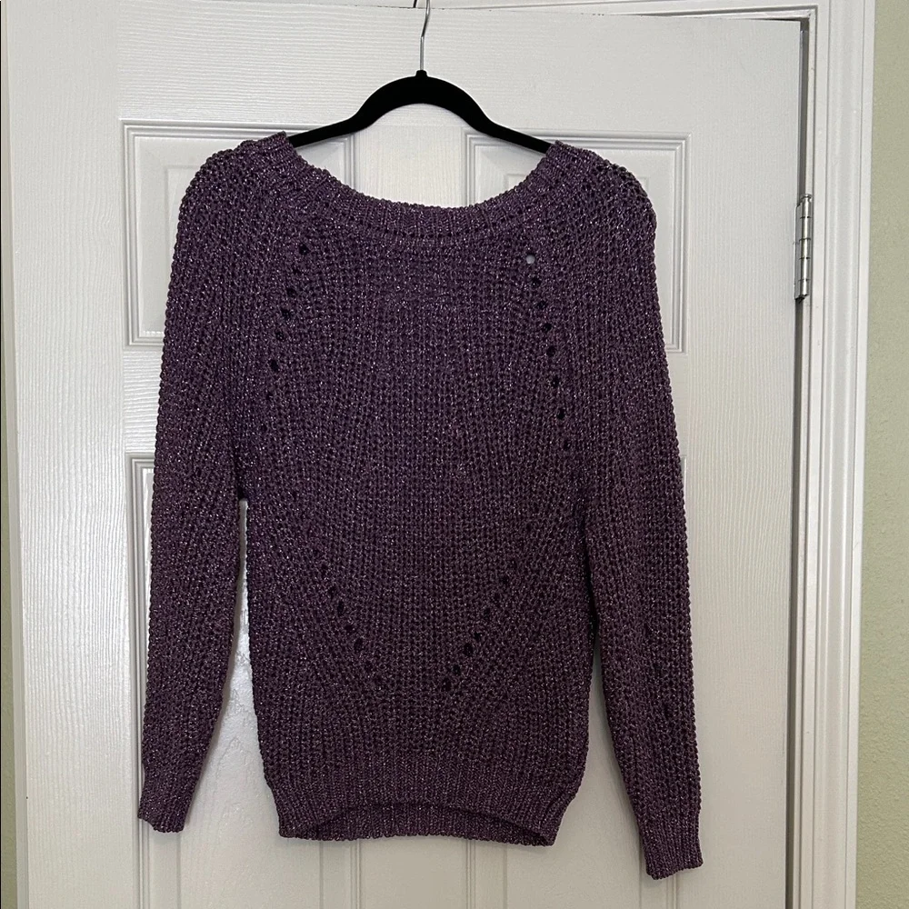 Ba&sh Lady Pullover in Grape Violet